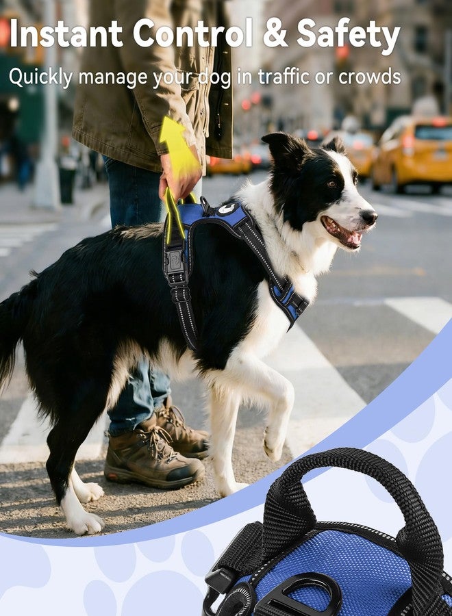 Joytale No Pull Dog Harness for Small Dogs, Reflective Pet Vest with Front Clip, Adjustable Soft Padded Harnesses with Easy Control Handle for Training and Walking, Navy Blue, S - Image 3