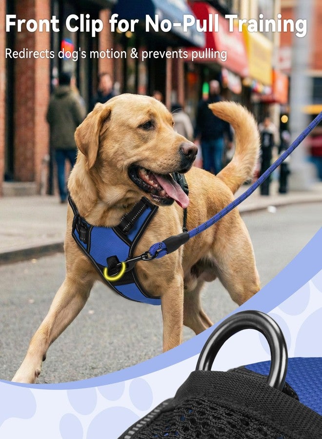 Joytale No Pull Dog Harness for Small Dogs, Reflective Pet Vest with Front Clip, Adjustable Soft Padded Harnesses with Easy Control Handle for Training and Walking, Navy Blue, S - Image 2