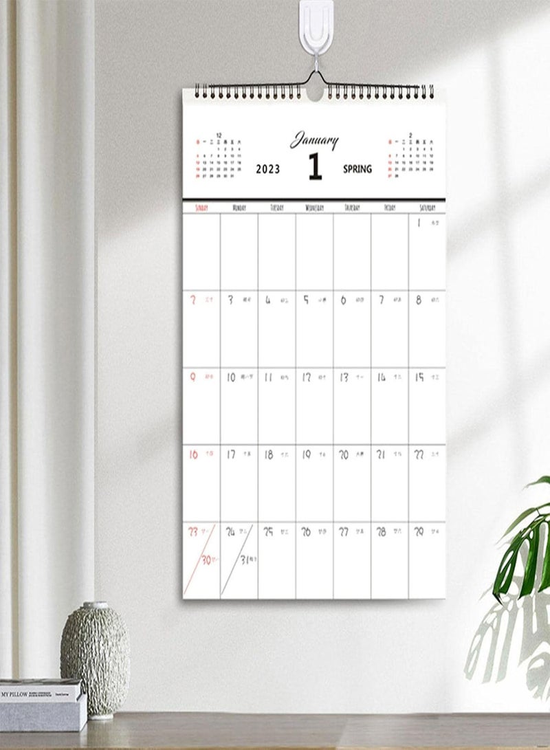 GGOOT Calendar 2023, Wall Calendar from September 2022 to December 2023, 16 Months Large Calendar, Monthly Planner with Hanging Hook  - Image 2