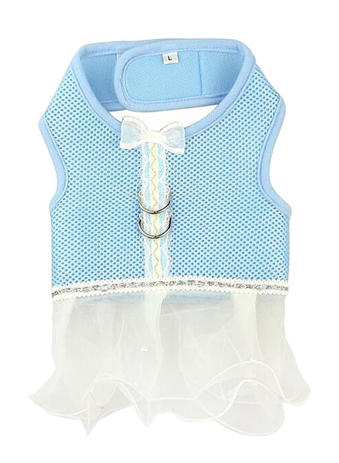 NIBEMINENT Tutu Skirt For Pet Blue/White 24x1.50x23centimeter - Image 1