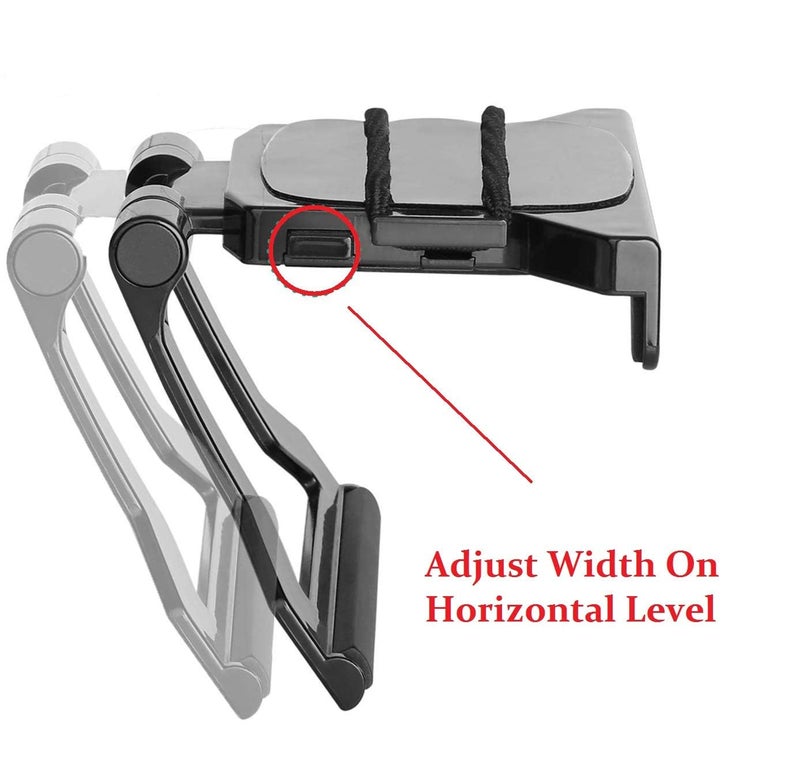 Mount Plus MP-APM-03-01 Top Shelf TV 5-inch Wide Flat Panel Adjustable Clip Mount Holder for Streaming Device, Media Boxes, Speakers Mount Made for Apple TV (1 Pack 5 Inch) - Image 5