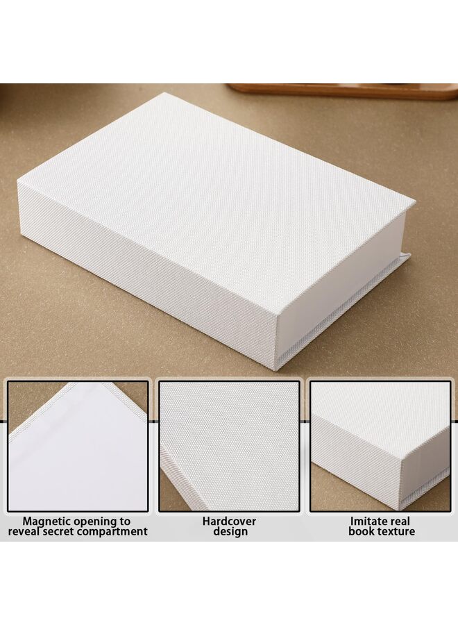 صندوق كتب من الكتان المحايد مكون من 3 قطع - Image 2