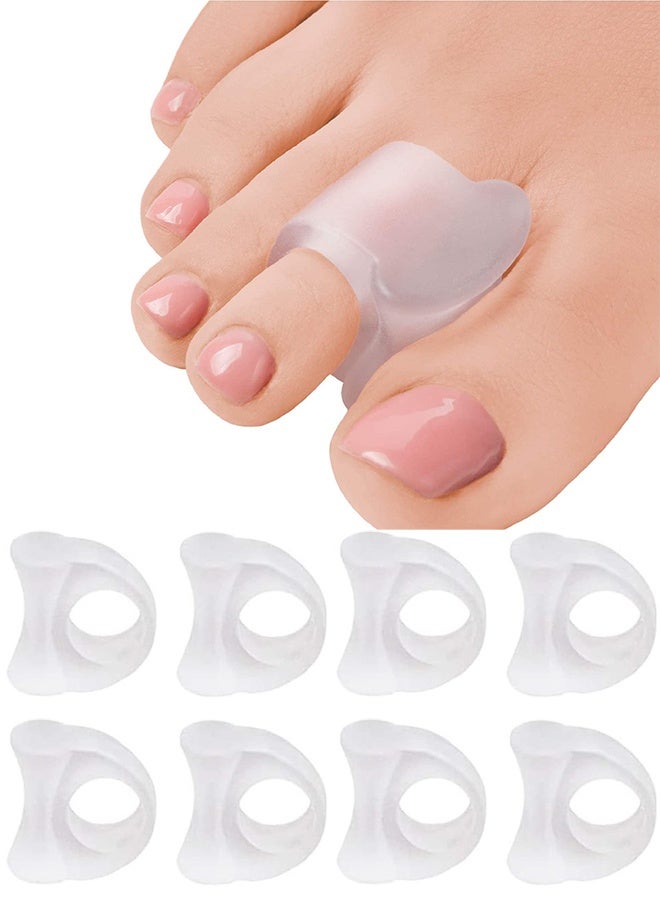 8PCS Toe Spacer,Gel Applicator,Correction of Crooked Toes,Bunion Braces Bunion Relief Pads for Overlaps Hallux Valgus,Yog - Image 1