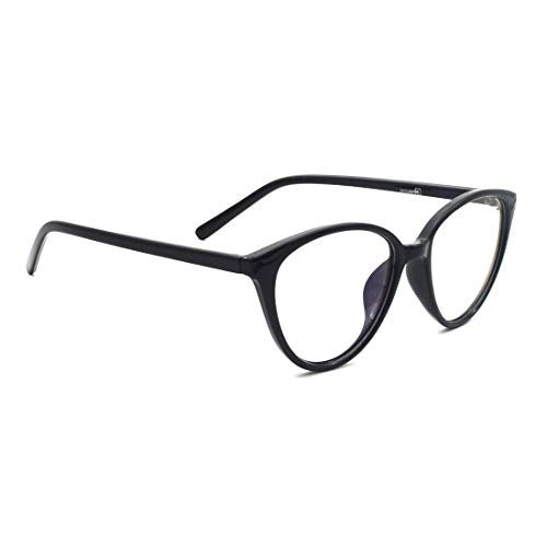 Peter Jones Demi Brown Zero Power Blue Light Blocking Cateye Glasses for Computer/Gaming/Reading (2360DA) - Image 1