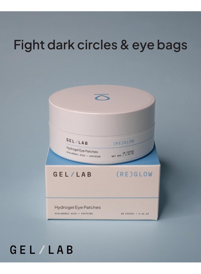 GEL LAB Reglow Under Eye Gel Patch Korean Hydrating Eye Mask Hyaluronic Acid & Caffeine Reduce Wrinkles While Brightening And Minimizing Dark Circles & Puffiness 60 Patches  - Image 2