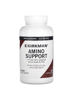 Kirkman Labs Kirkman Labs, Amino Support with Free Form Essential Amino Acids & AKG, 304 Capsules  - Image 1