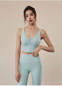 NIBEMINENT Running Fitness Yoga Bra And Pants Two-piece Set Gather High Waist Hip Hip Slim Stretch Sportswear Suit  - Image 4