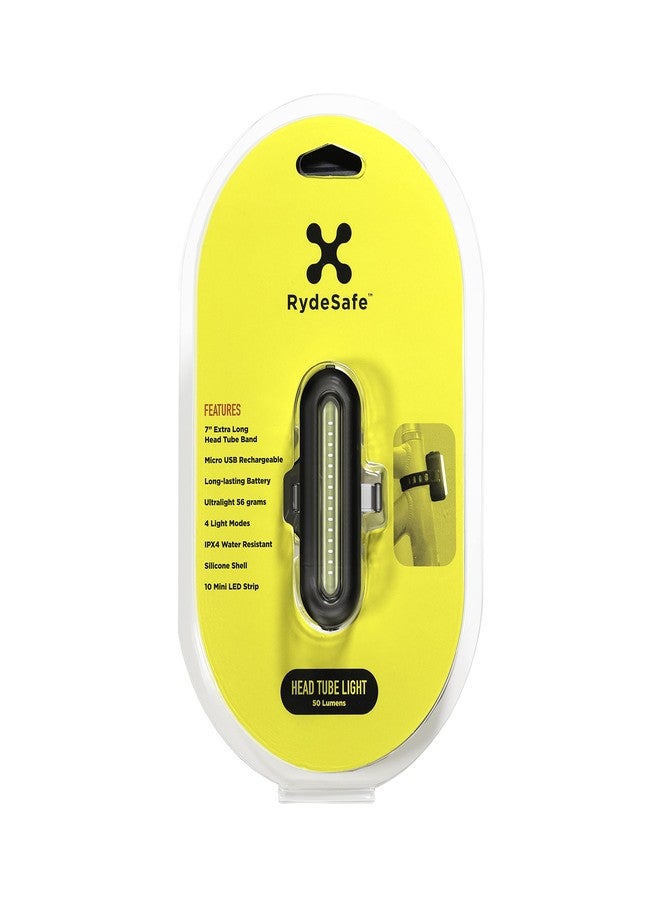 RydeSafe Bike Light - Head Tube Front - Black - Image 2