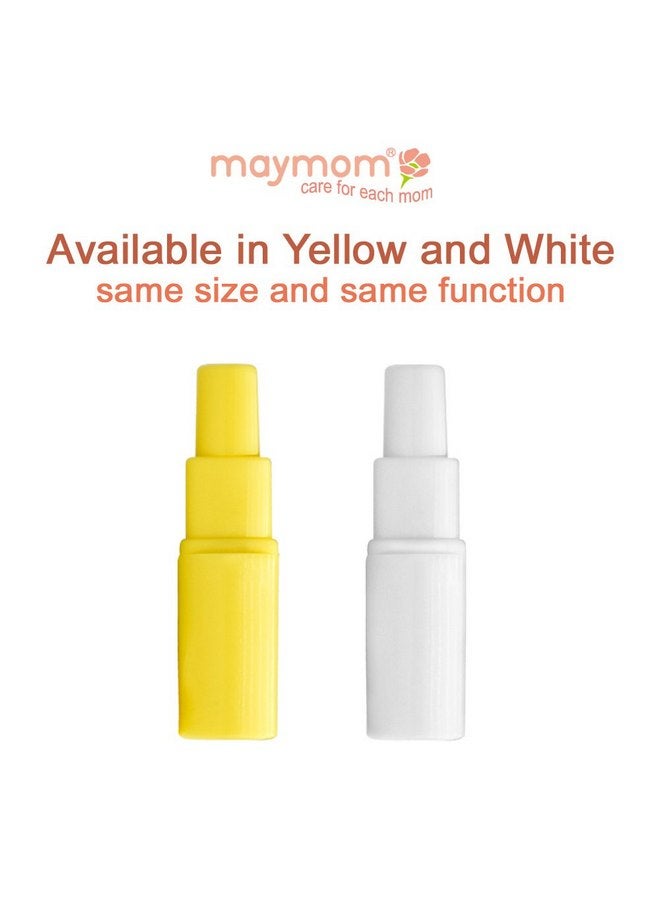 Maymom Flange Adapter Compatible with Spectra S1, Spectra S2, Compatible with Most Medela Breastshield and Bottles; Connects Between Maymom/Medela Breastshield and Spectra Backflow Protector