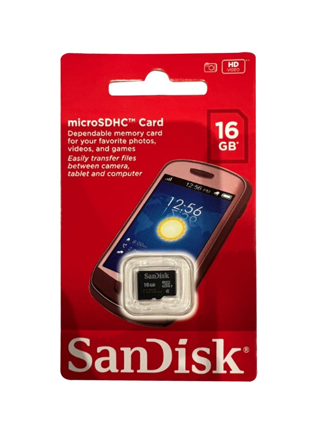 sandisk 16GB MicroSDHC C4 Memory card for Smartphone and Water Proof SDSDQM-016G-B35A - Image 2