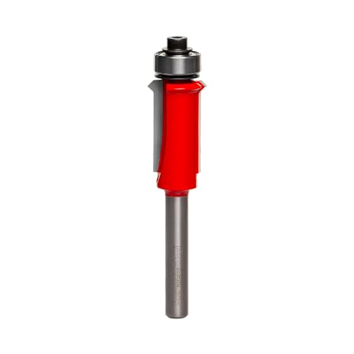 Freud 48-102: 5/8" (Dia.) Flush Trim “V” Groove Bit with 1/4" Shank, Perma-shield Coating Red - Image 5
