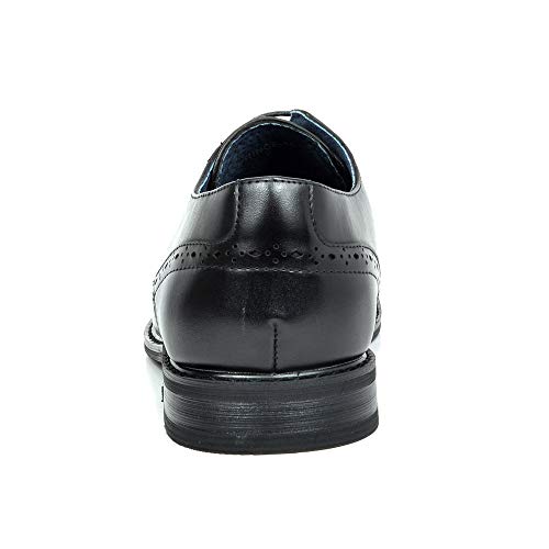 Bruno Marc Mens Classic Dress Oxfords Business Derby Shoes, Black - 11 Wide (PRINCEWIDE-16) - Image 4