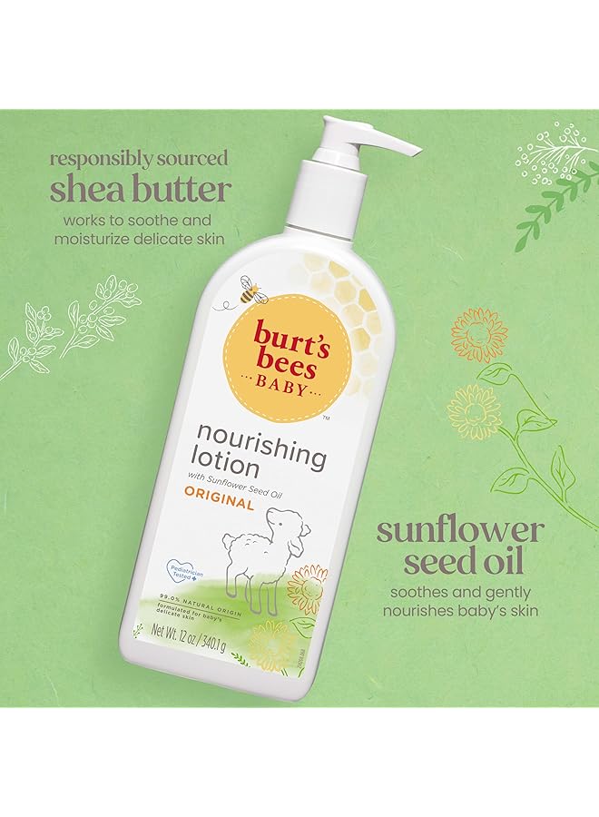Burt's Bees Baby Bee Nourishing Lotion Original For Kids 12 Oz Lotion - Image 2
