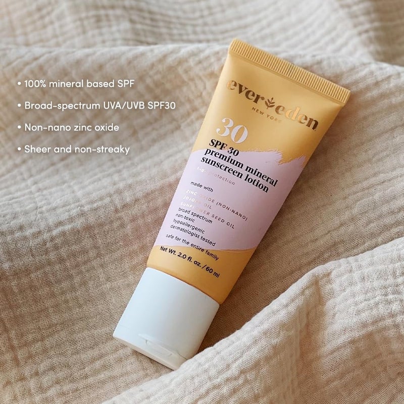 Evereden واقي شمس معدني متميز من إيفيريدن SPF30: واقي شمس آمن للأطفال وللعائلة بأكملها يحبه الأطفال - واقي شمس غير نانو للأطفال لحماية UVA و UVB على مدار السنة - نظيف وآمن وصديق للشعاب المرجانية - Image 3