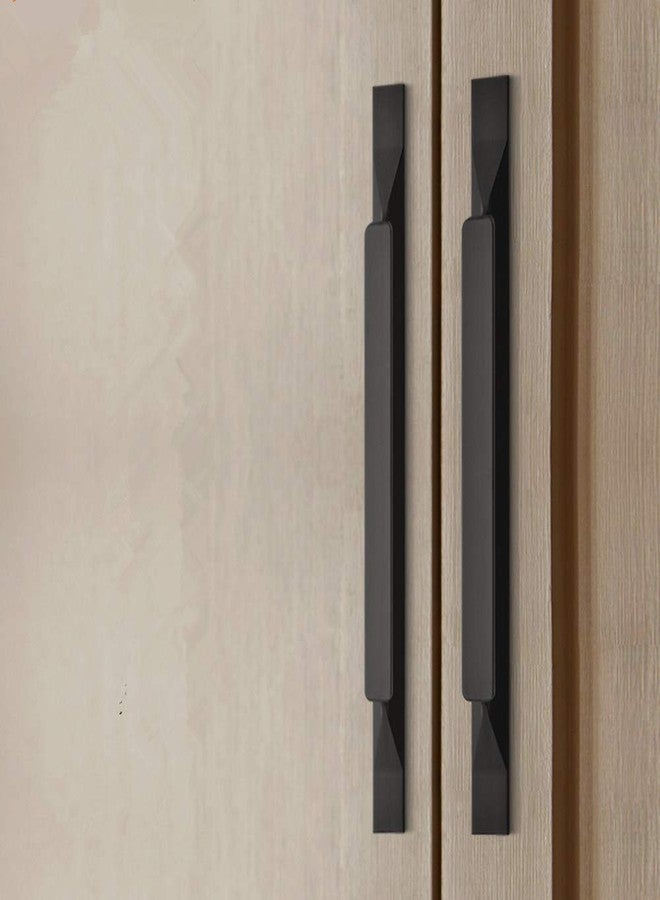 Shozafia Kitchen Cabinet Pulls - Black Cabinet Handles - 5 Pack Long Cabinet Hardware for Drawers Dresser Furniture Pulls (3.78 inches Hole Center - 6.3 inches Length) - Image 1