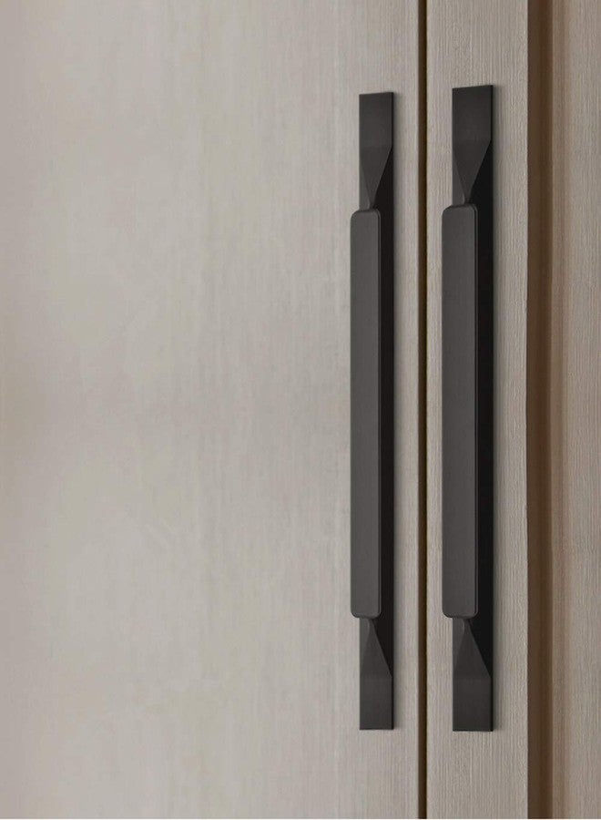 Shozafia Kitchen Cabinet Pulls - Black Cabinet Handles - 5 Pack Long Cabinet Hardware for Drawers Dresser Furniture Pulls (3.78 inches Hole Center - 6.3 inches Length) - Image 4
