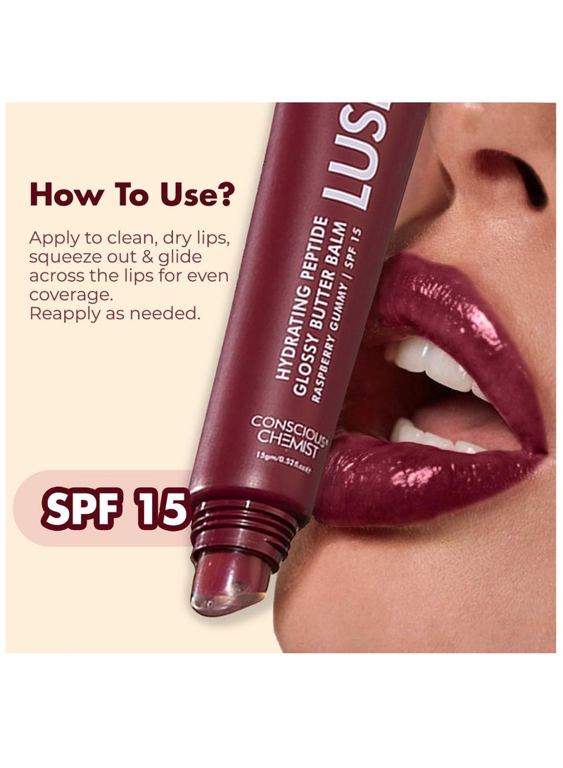 كيميائي واعي مرطب شفاه ببتيد من كونشوس كيميست - شفاه غنية بعامل حماية من الشمس 15 | 15 غرام - Image 5