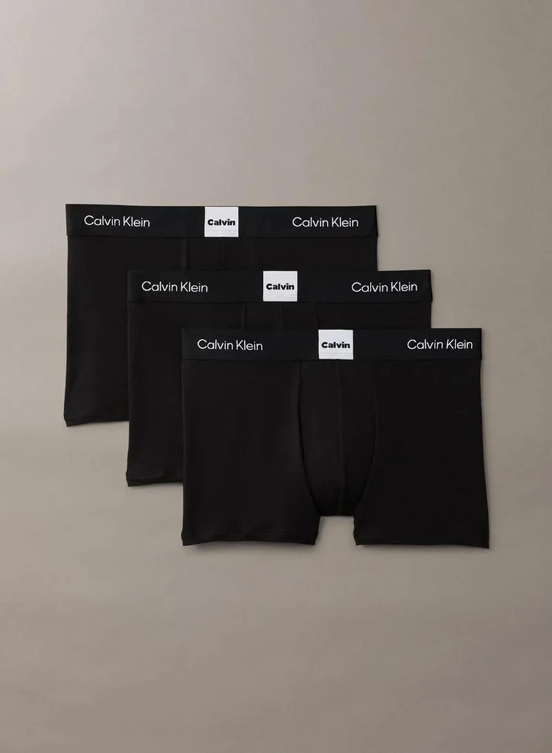 Calvin Klein 3 Pack Trunks - Icon Logo Graphic