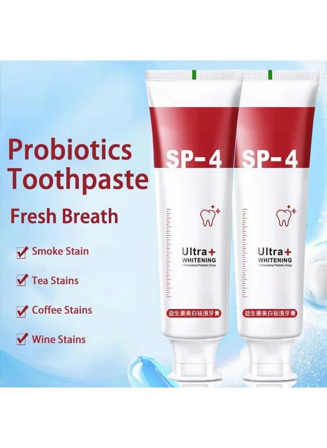 Yayashi Sp4 Toothpaste Sp4 Toothpaste Sp4 Brightening Toothpaste Fresh Breat Sp4 Brightening & Stain Removing Toothpaste