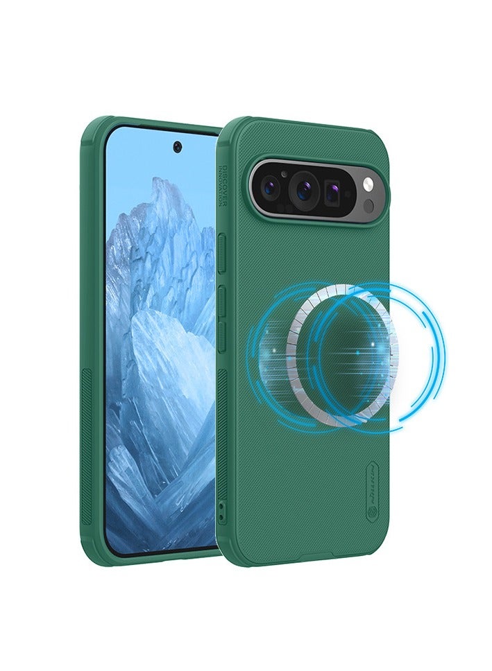 general For Google Pixel 9 Pro Frosted Shield Pro Magnetic Edition Phone Case, compatible with Google Pixel 9 Pro Drop Resistant Case