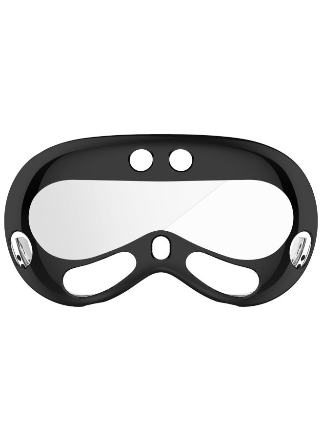 Generic Suitable For Apple Vision Pro Protective Case For Apple VR Head Display Case Film All-in-One Protective Case-Color:Electroplated Black [tpu Full Soft Rubber Protective Sleeve]]  - Image 1