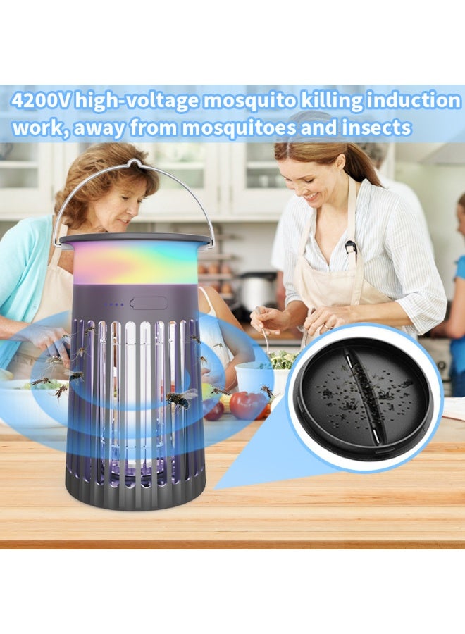 Nariele Mosquito Killer Lamp Insect Repellent Mute Electric Insect Trap Rechargeable Outdoor and Indoor Use Mosquito Killer Repellent - Image 4