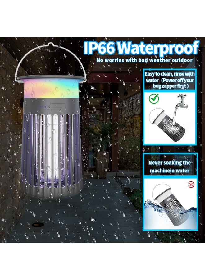 Nariele Mosquito Killer Lamp Insect Repellent Mute Electric Insect Trap Rechargeable Outdoor and Indoor Use Mosquito Killer Repellent - Image 5