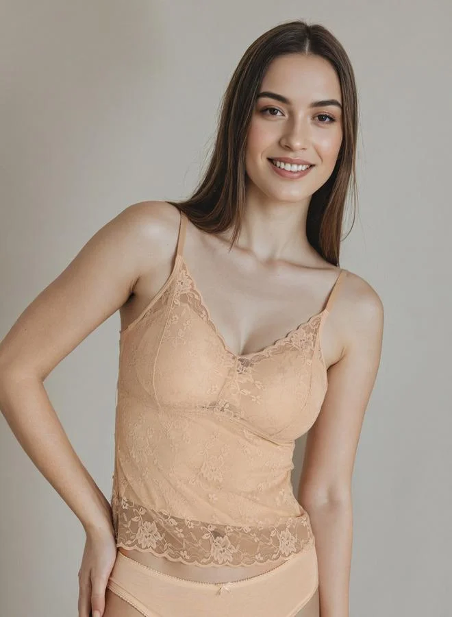 Splash FAV Floral Lace V-Neck Camisole