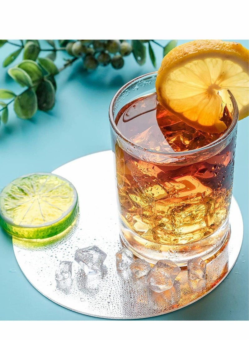 SYOSI Transparent Fake Ice Cube Lemon Slice Set-50 Pieces Of Transparent Fake Ice + 10 Pieces Of Artificial Lemon Lime Chips, Home Decoration Wedding Center Vase Filler (60 Pieces) - Image 5