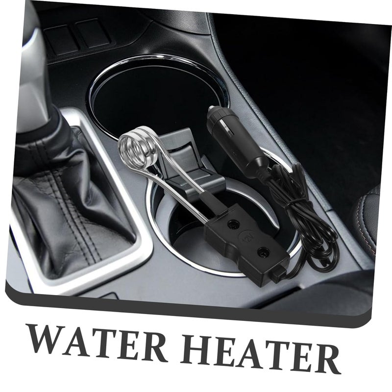 سخان غمر مياه محمول 12 فولت، غلاية صغيرة للسفر لتحضير الشاي والقهوة ومشروبات السيارة - Image 4