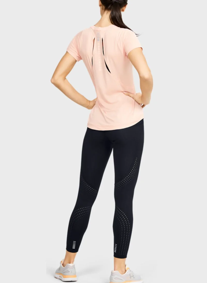 UNDER ARMOUR Qualifier Speedpocket Perforated Cropped Tights
