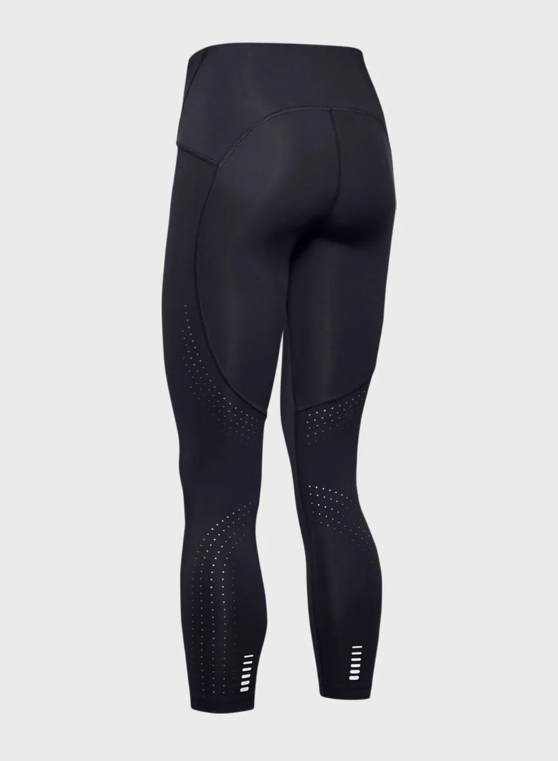 UNDER ARMOUR Qualifier Speedpocket Perforated Cropped Tights