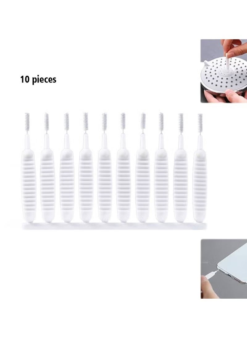 10 Pieces-Shower Head Cleaning Brush Set,  Multi-Function Ultra-Fine Brush Anti-Clogging Deep Cleaning Kit  - Image 1