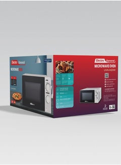 Electro General POWERFUL 20 Liter Microwave Oven,1100W, 6 Microwave Power Levels And Timer function,Defrost function, Turntable Glass Tray, Cooking Done Indicator 20 L 1100 W UVN-M20W White  - Image 4