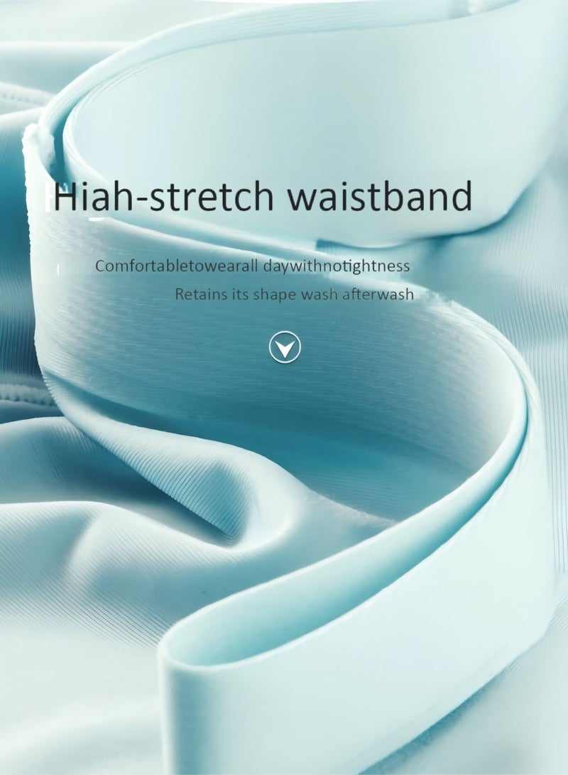 Nakhl Plus Size Traceless Breathable Ice Silk Cool Underwear Trunks Pack of 3 for Men and Big Boys XXXXL - Image 4