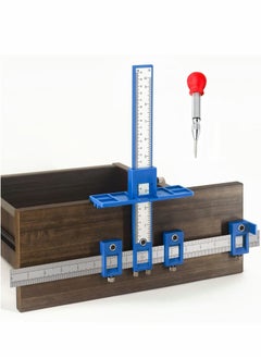 Y&D Woodworking Hole Locator, Cabinet Handle Hardware Template Punch Tool, Drawer Locator  - Image 1