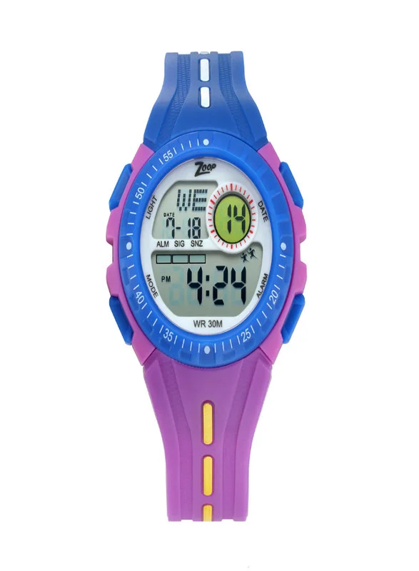 Zoop Kids' Zoop Multicoloured Strap Digital Watch for Kids