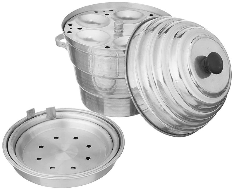 Liolis Aluminium Idli Maker with 4 Plates 3 Plates Steamers15idli 2 KHAMAN - Image 3