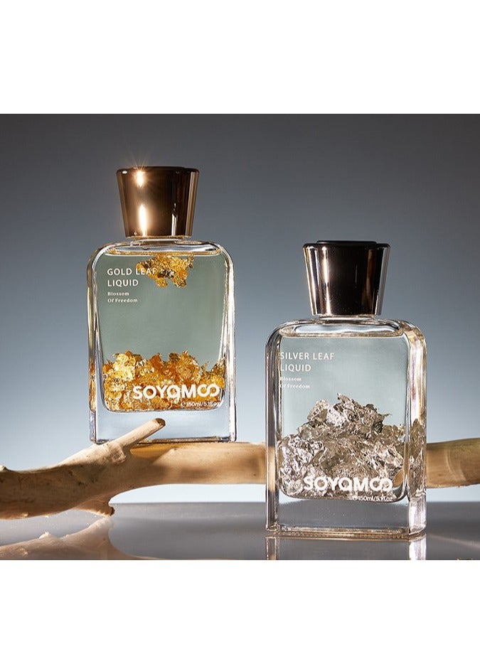 زيت عطري عطري معطر برائحة القصب 150 مل برائحة الخشب ورقائق الذهب - Image 2