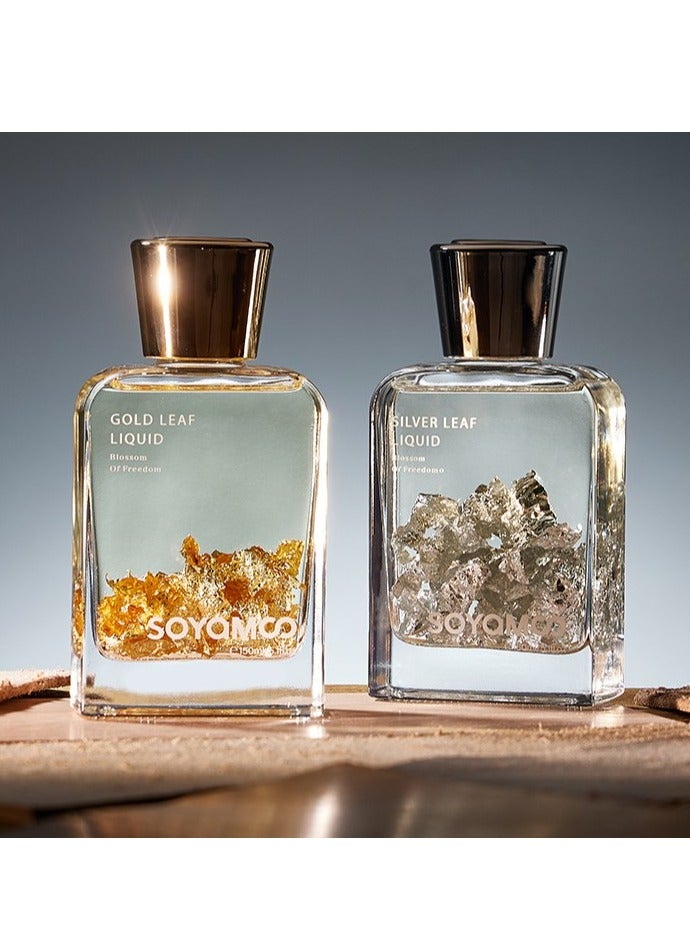زيت عطري عطري معطر برائحة القصب 150 مل برائحة الخشب ورقائق الذهب - Image 3