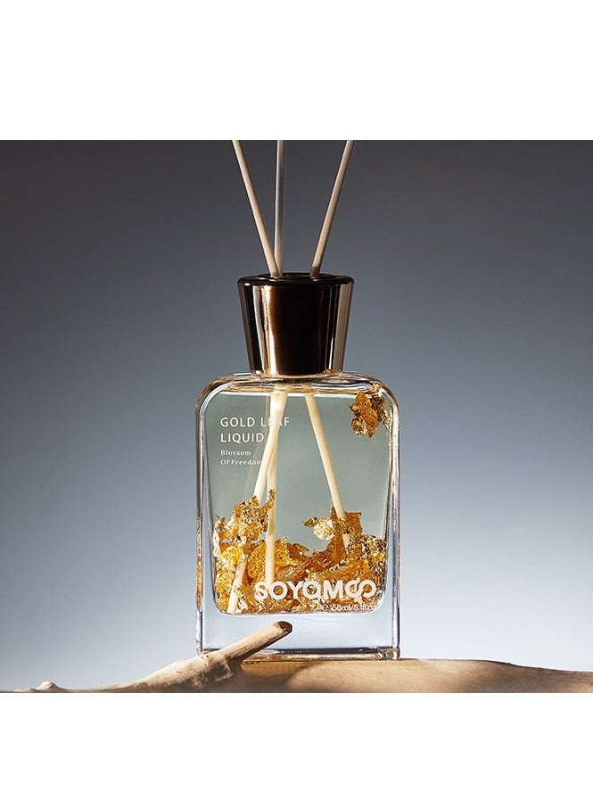 زيت عطري عطري معطر برائحة القصب 150 مل برائحة الخشب ورقائق الذهب - Image 4