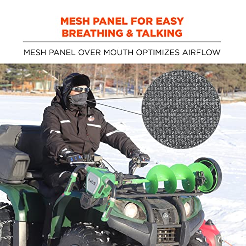 Ergodyne - 16833 N-Ferno 6823 Balaclava Ski Mask, Wind-Resistant Camo Face Mask, Hinged Design to Wear as Neck Gaiter, RealTree Camouflage, One size - Image 4