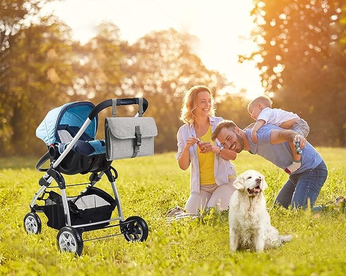 Olpad Portable Diaper Changing Pad, Baby Changing Mat with Head Cushion, Waterproof Diaper Changer Station Detachable Baby Travel Changing Pad (Pack of2) - Image 5