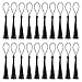 Tupalizy Tupalizy Mini SilkyÃ‚Â Handmade SoftÃ‚Â Flossy Bookmark Tassels with Cord Loop for Keychain Earring Jewelry Making,  - Image 2