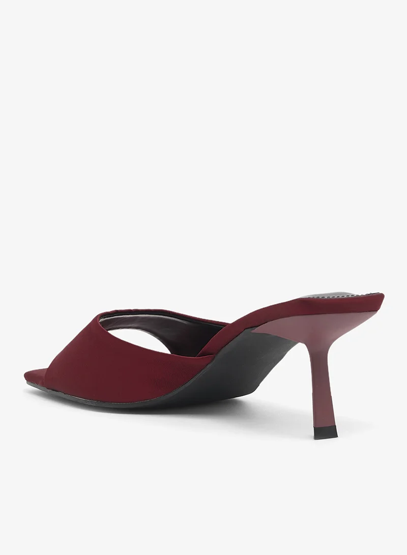 RAID  Fuax Suede Heeled mule Sandals for Women | Best Price UAE