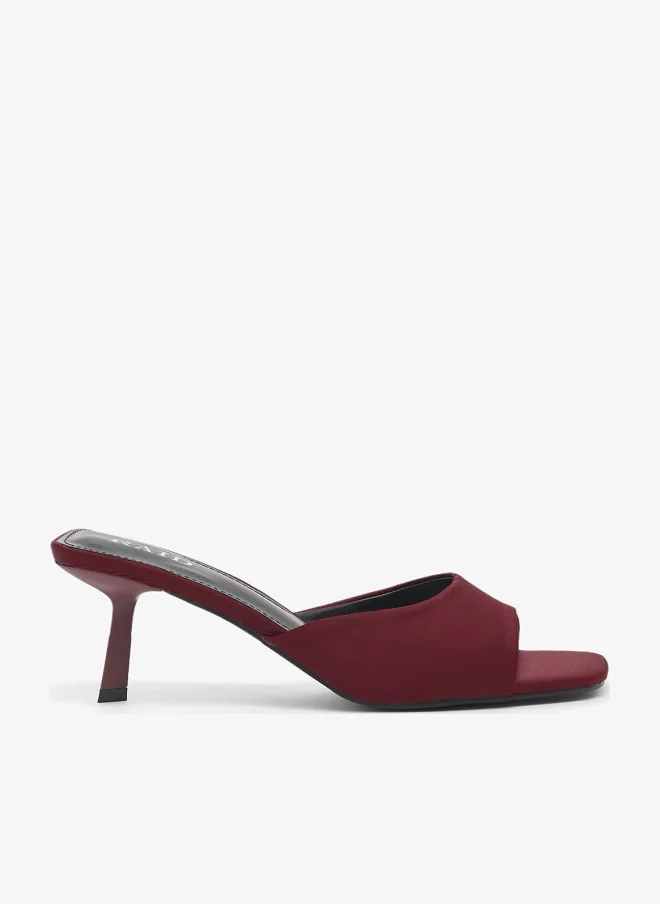 RAID Fuax Suede Heeled mule Sandals