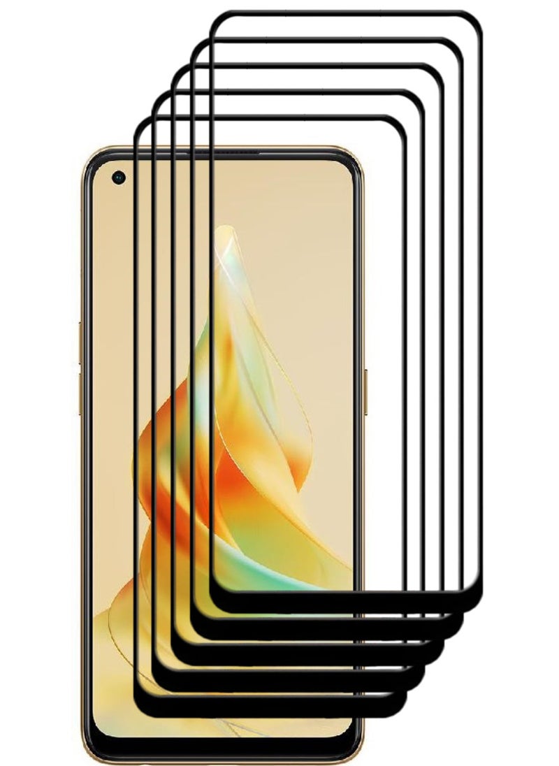 ACLIX 5 Pieces Antistatic ESD Dustproof Premium Quality High Definition Tempered Glass Screen Protector Designed For Oppo Reno8 T - Image 1
