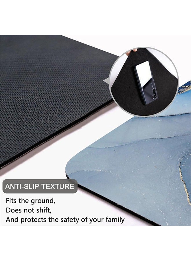 DAREU 3D Non-Slip Diatom Mud Bathroom Mat 40×60cm – Quick-Dry Microfiber Bath Rug with Happy Flower Design, Super Absorbent & Easy to Clean - Image 3