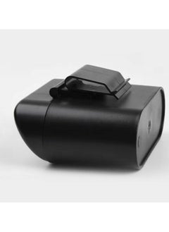 Huitich Compact Car Trash Can Dustbin with Door Side Hanging Design Black.  - Image 4