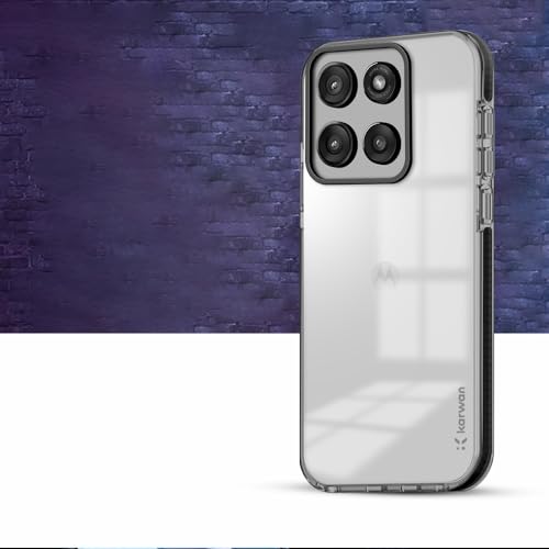KARWAN® Back Cover|Moto Edge 60 Stylus Back Cover |Polycarbonate Material| Full Camera Pro XLtection |Perfectly Fit| Case for Moto Edge 60 Stylus - Black - Image 3